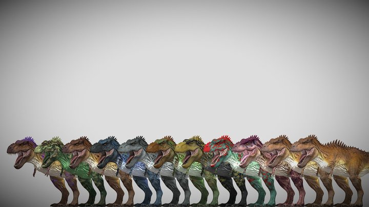 JWE Tarbosaurus Pack – Modèle 3D gratuit STL