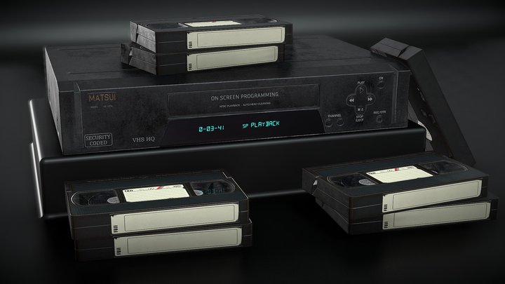 VHS Scene 3D Model