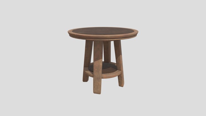 Round Table 3D Model