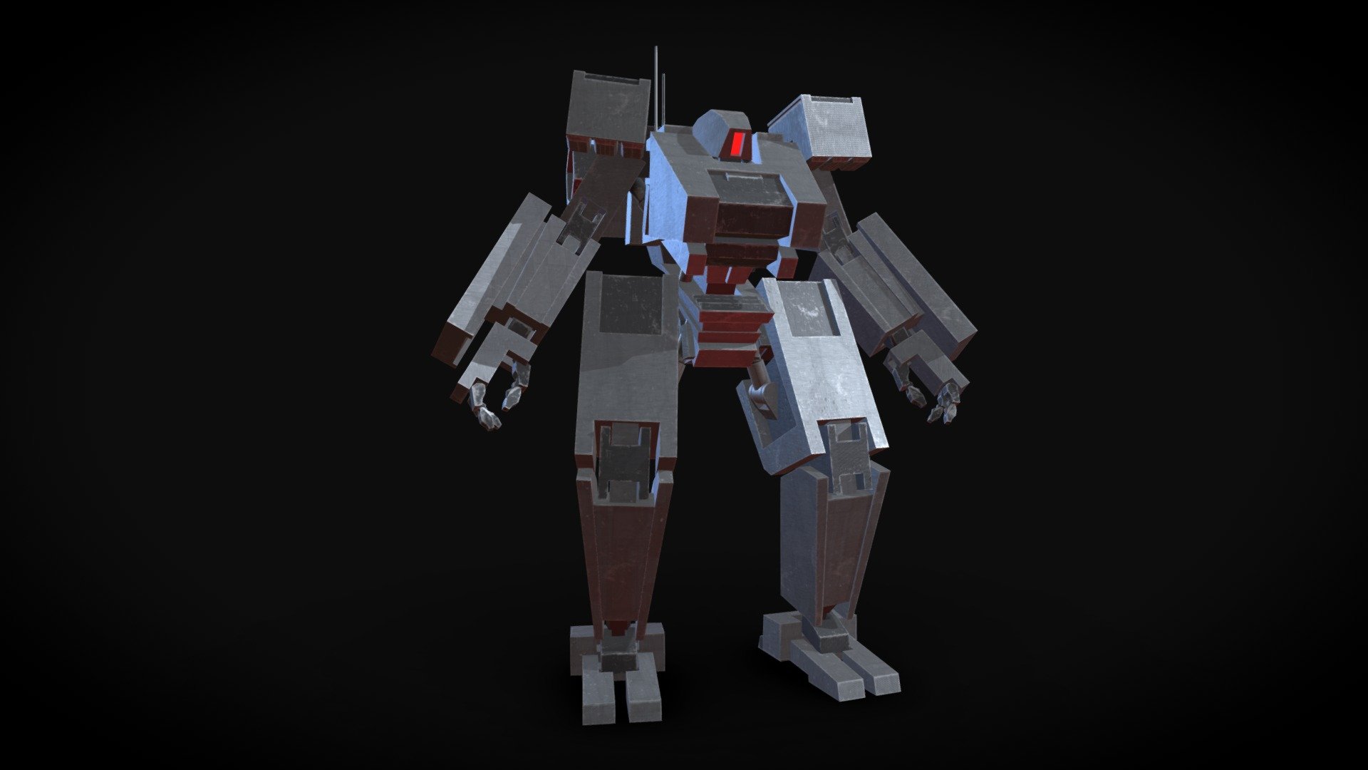 Mech Robot - 3D model by Ryley Burnett (@ryleyburnett) [23da51a ...