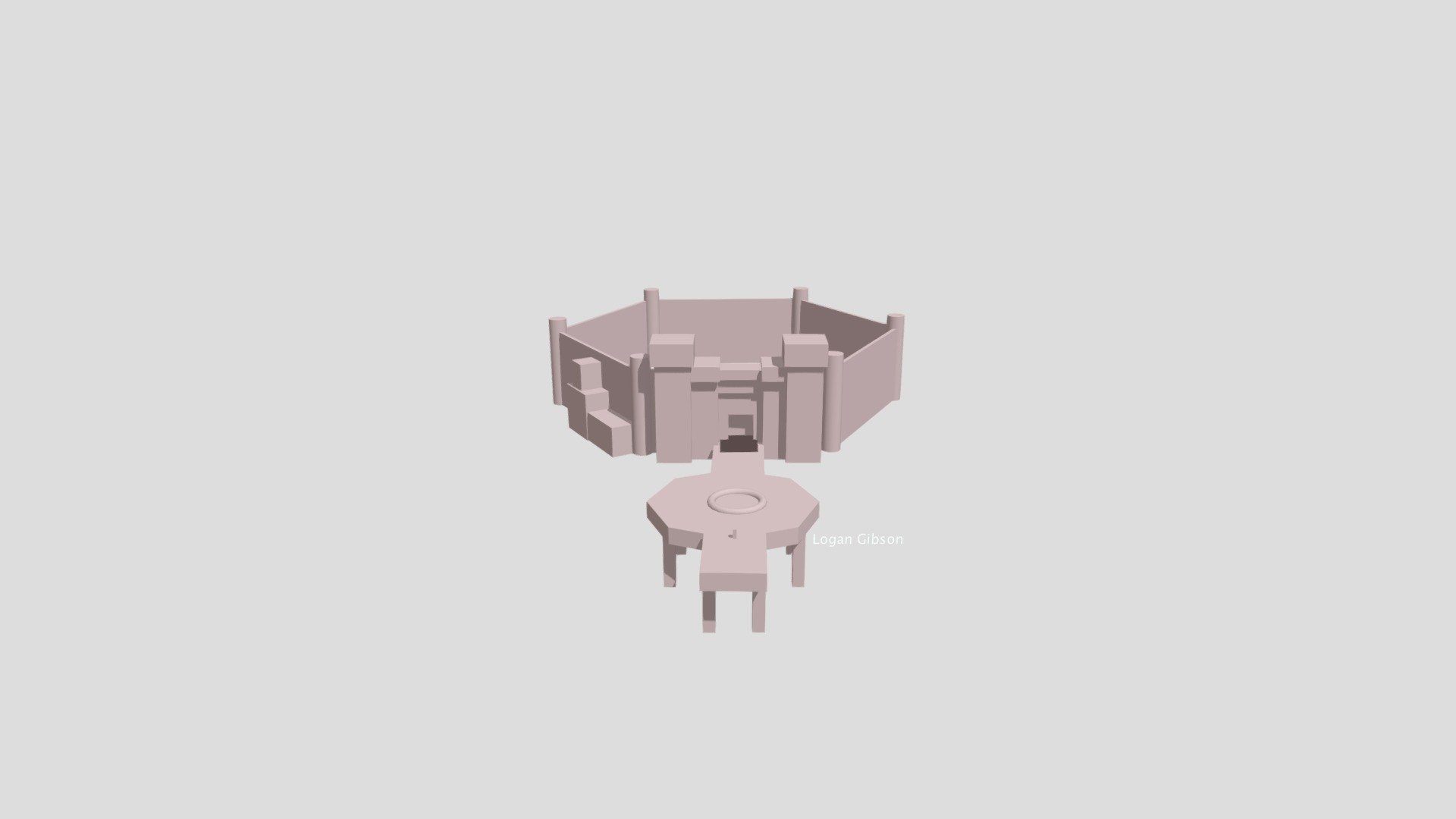 Boletaria castle Basic Render