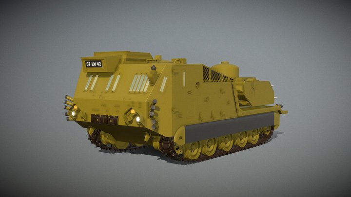 Tracked Rapier 3D Model