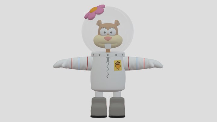 Sandycheeks 3D models - Sketchfab