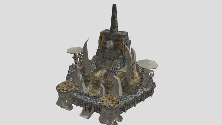 Orc Tower 3D Model