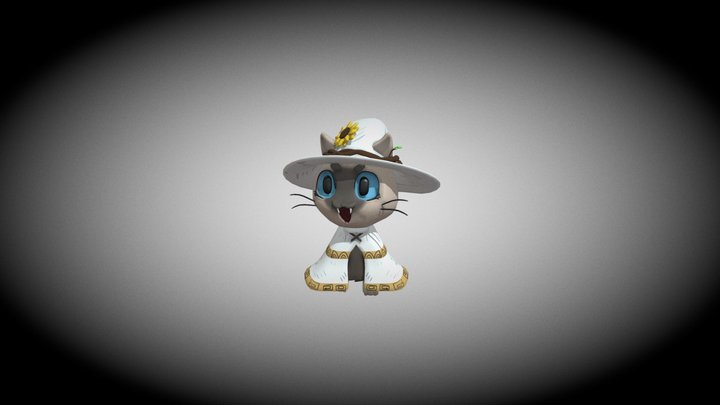 gato 3D Model
