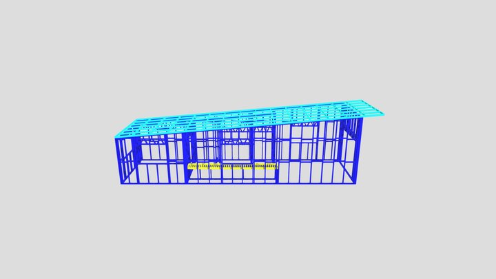 12m 1 bed 3D Model