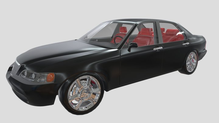 Honda Legend Ka9 year 2000 updated 3D Model