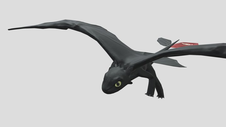 toothless 3D Model
