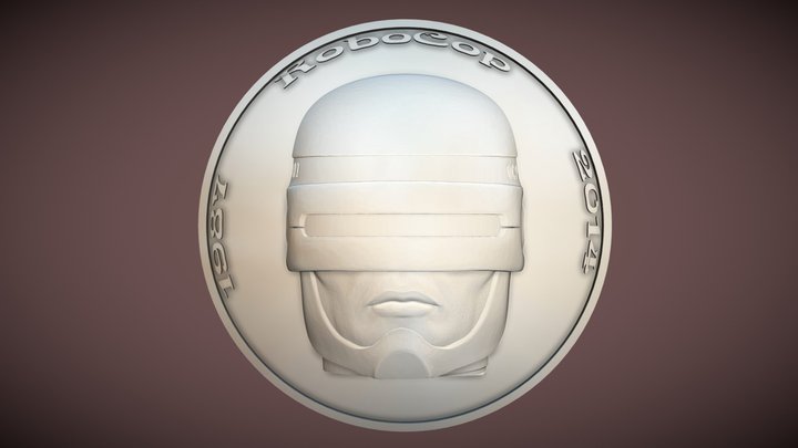 RoboCop Medal 3D Model