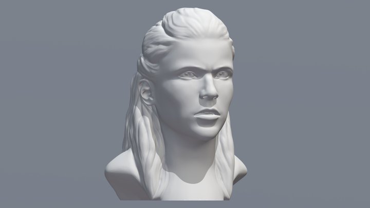 Ygritte Bust 3D Model