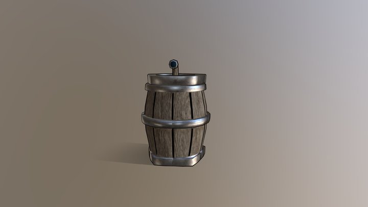 Barrel Tank 3D Model