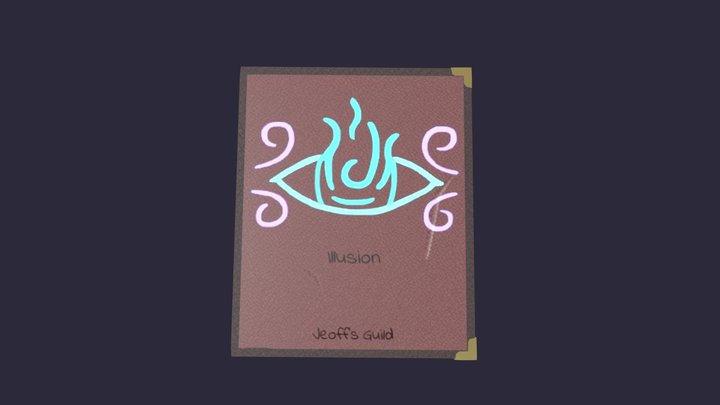 Illusion Spellbook 3D Model