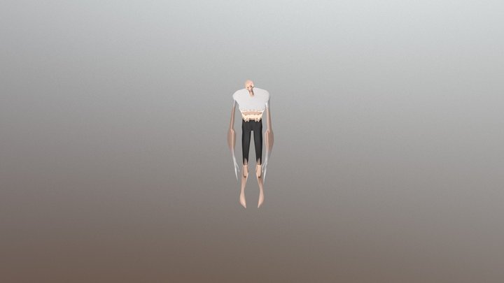Demented Idle Animation 3D Model