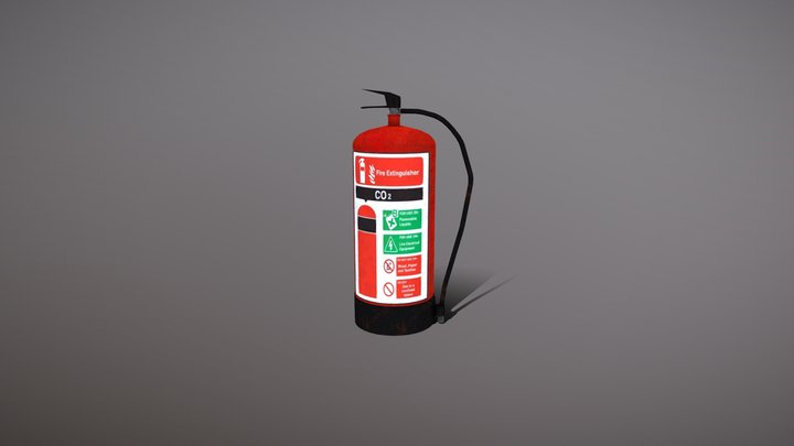 Fire Extinguisher – Free 3D Model STL