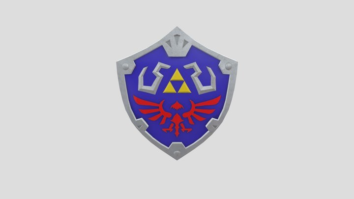 E11_MorseB (Hylian Shield) 3D Model