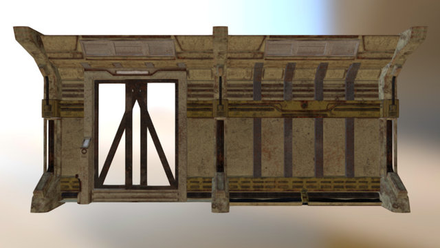 Modular Wall Set 3D Model