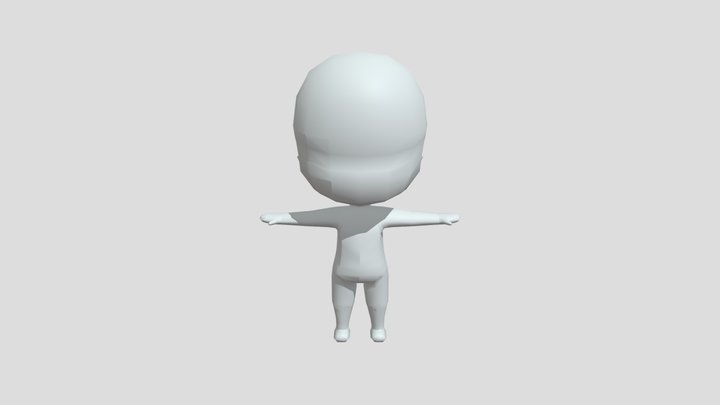 S Kennaday SGD214 UV Unwrap Character 3D Model