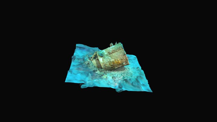 Telfor Barge flotation bucket 3D Model