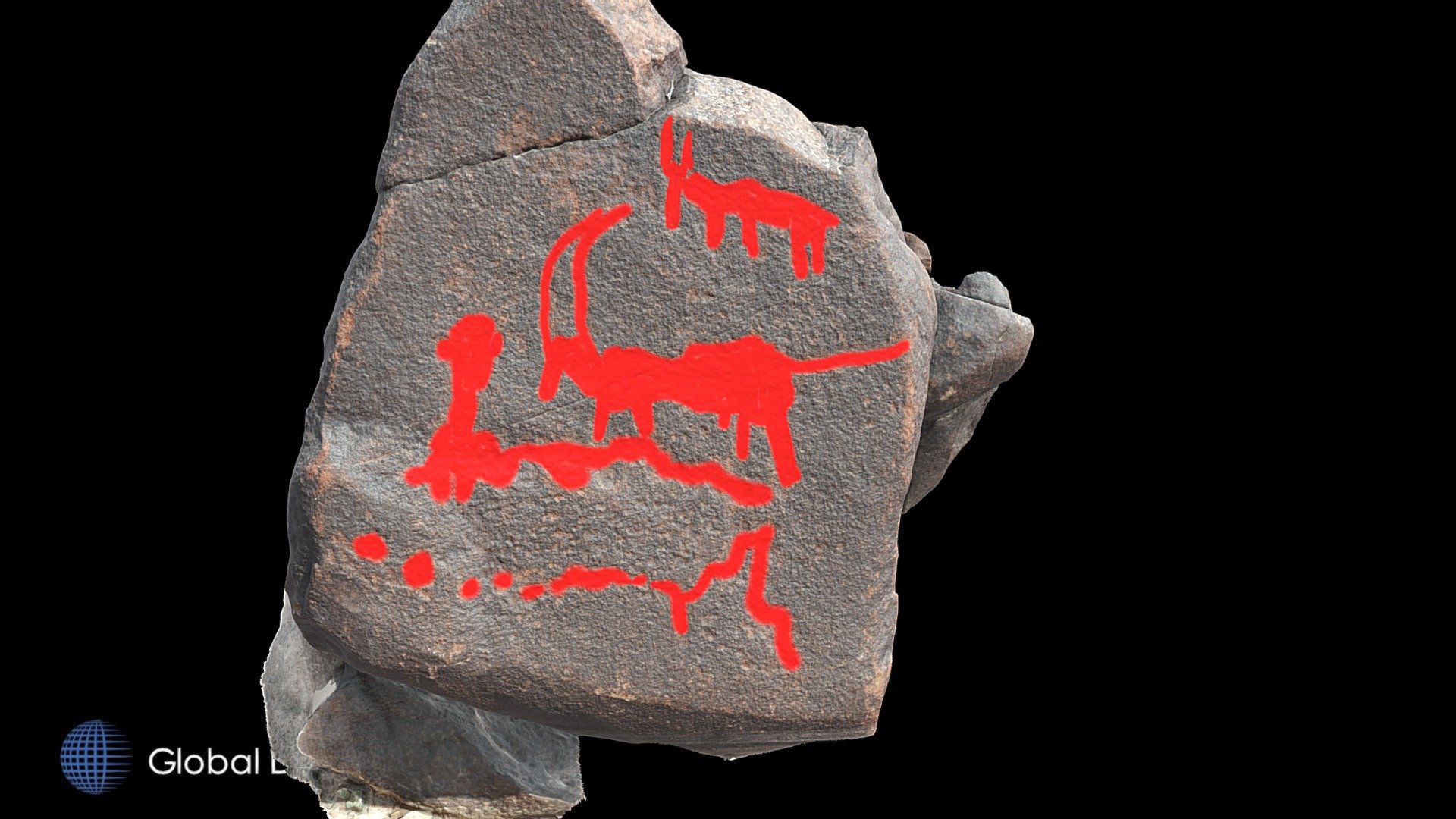 Petroglyph H19, Khatm Al Melaha, Kalba, Sharjah