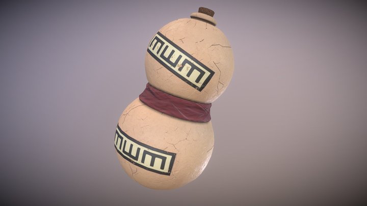 Gaara's Gourd (Naruto) 3D Model