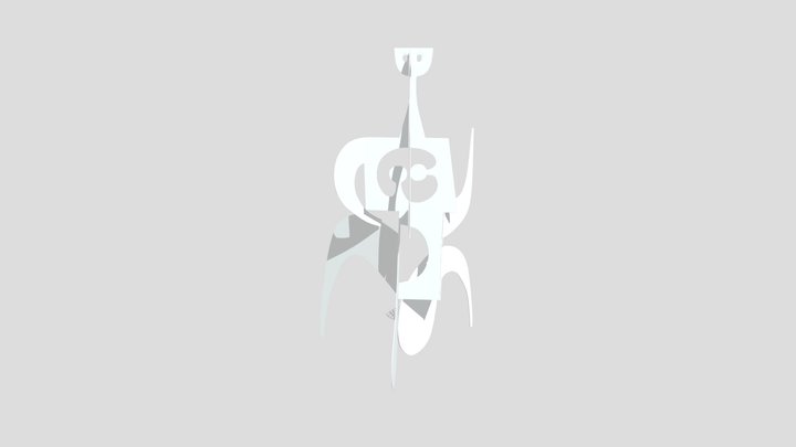 Marathonienne 3D Model