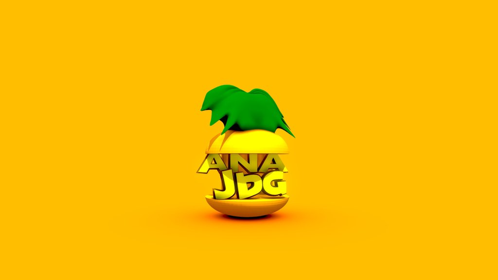 Logo ANANAS JDG in 3D