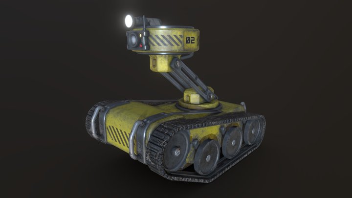 Wasteland Robot – Free 3D Model STL