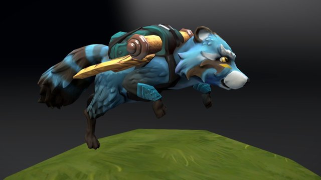 Na'Vi Dota 2 team new courier 3D Model