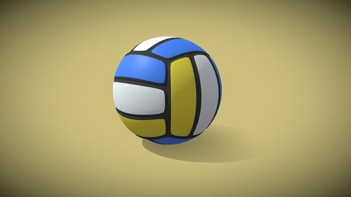 3D Sketchbook 8 - Volley Ball 3D Model