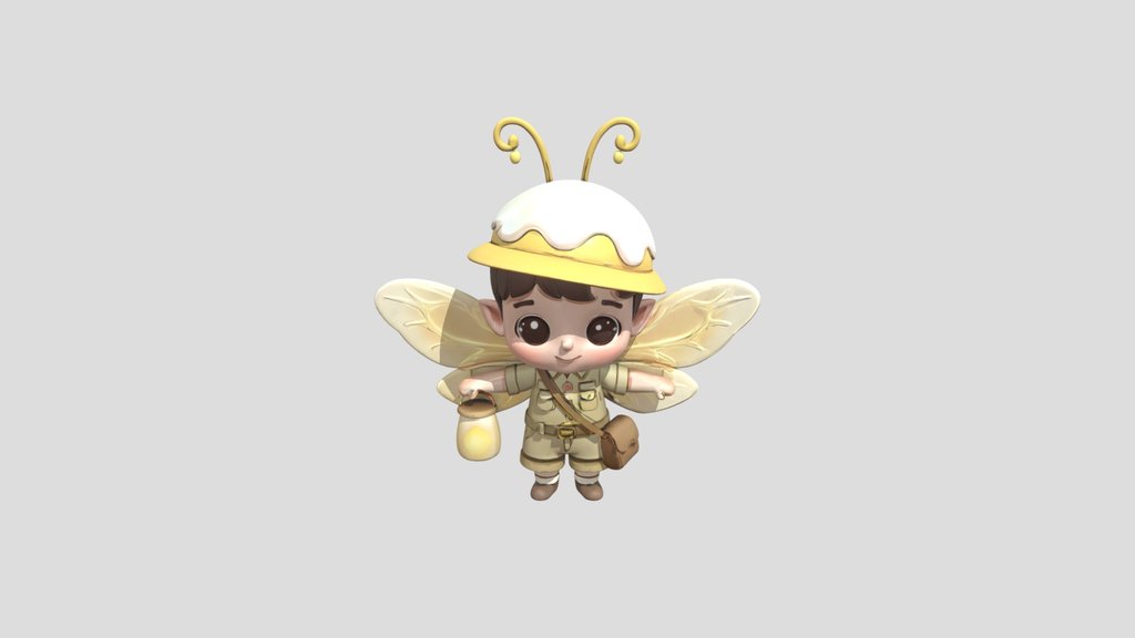 Chibi firefly explorer boy