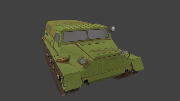 GAZ-47 3D Model