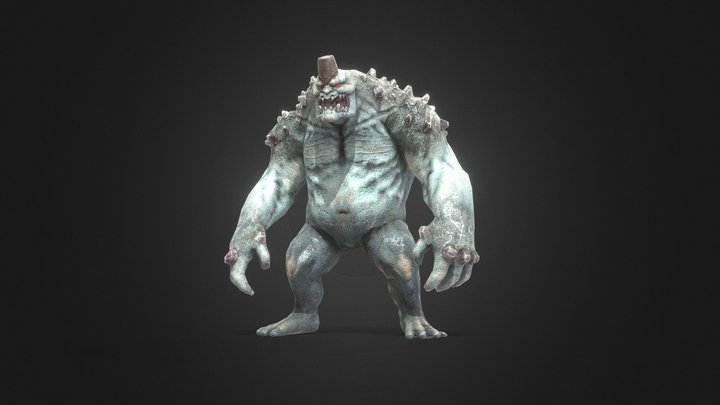 Fantasy Monster : Orc Boss 3D Model
