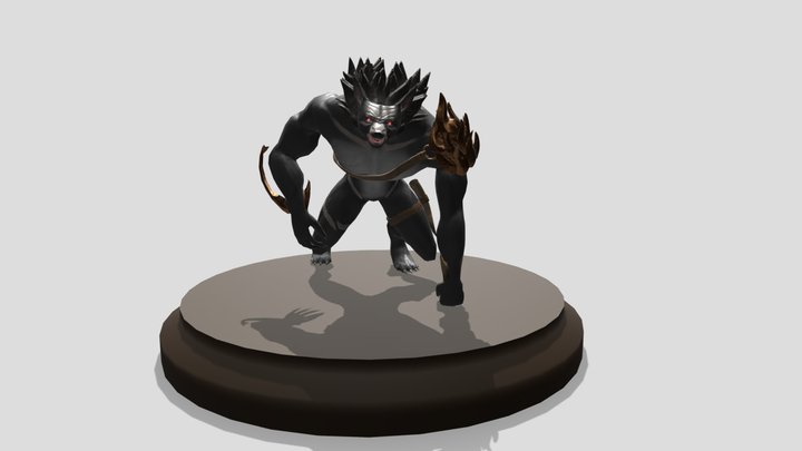 Rajah Posing 3D Model