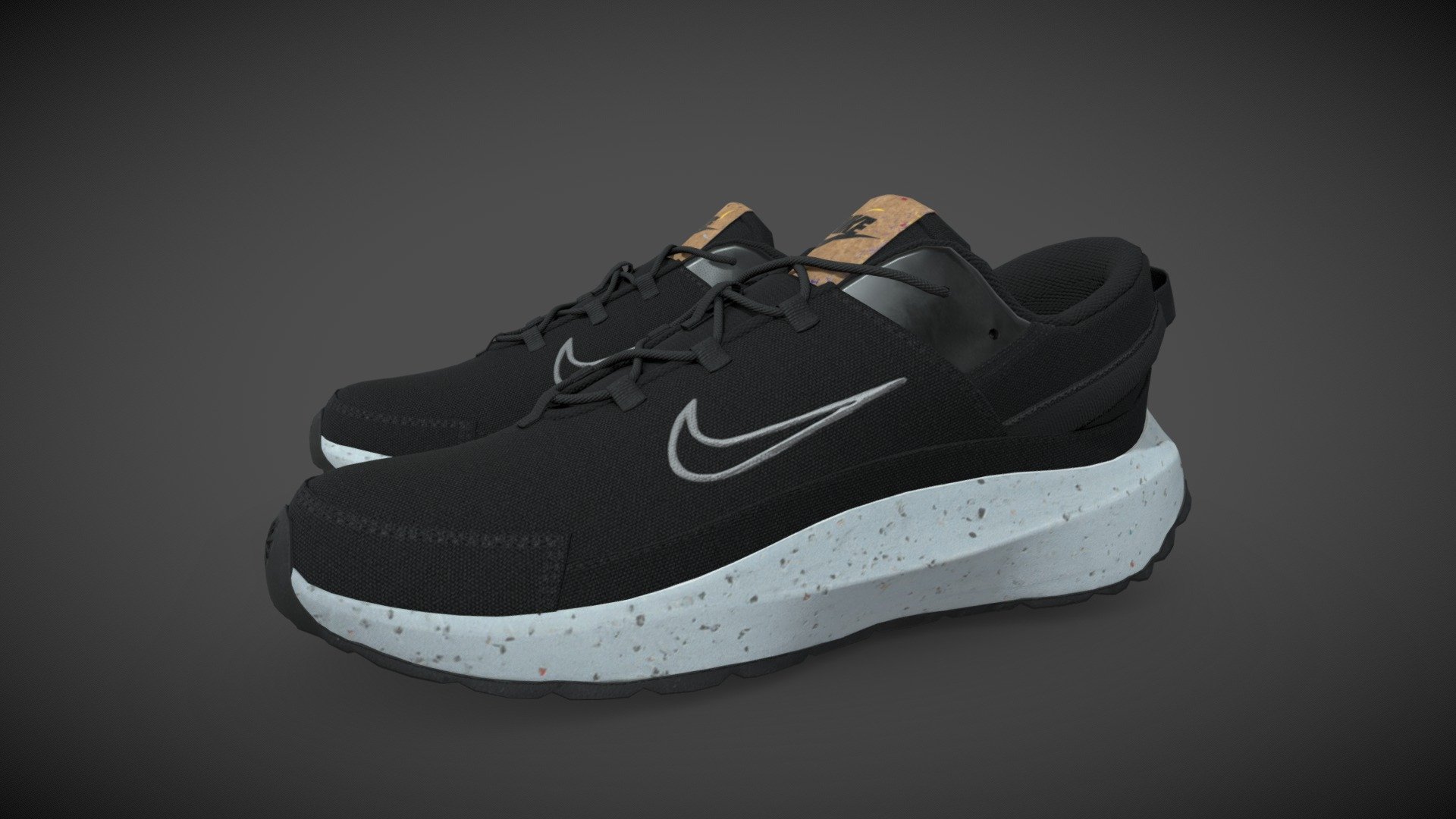 nike crater remixa black