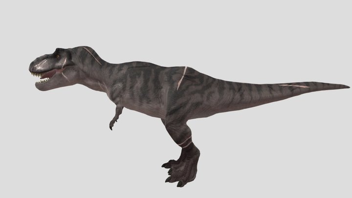 Little Eatie the Tyrannosaurus Rex(Scarred) – Modello 3D gratuito STL