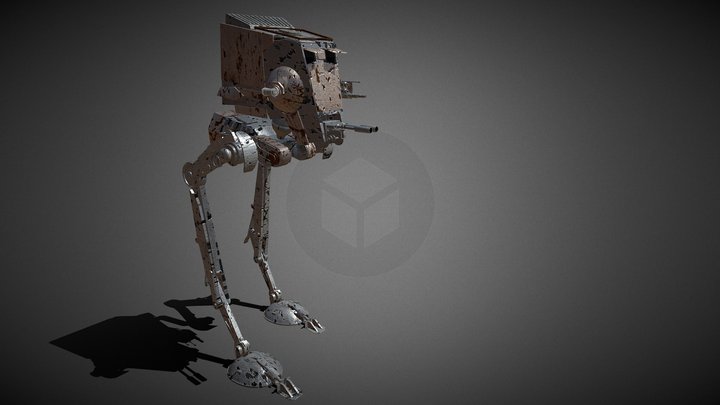 All_Terrain_Scout_Transport "AT-ST" 3D Model