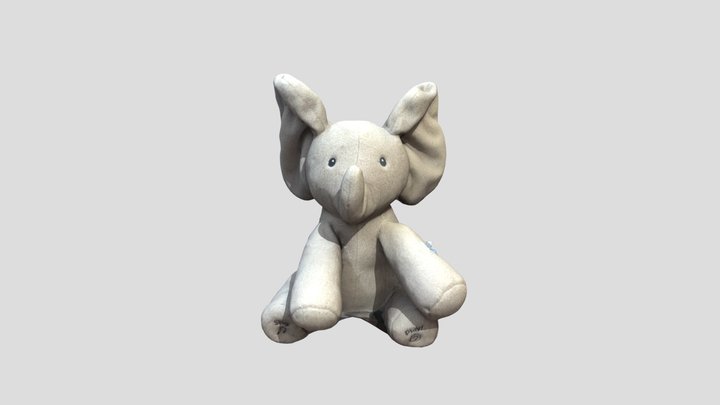 Toy Elephant 3D Model