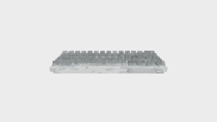 glass keyboard 3D Model