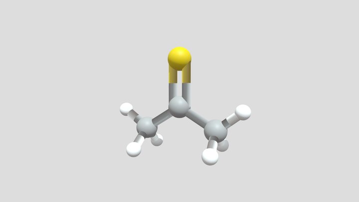 Thioacetone – Kostenloses 3D-Modell STL