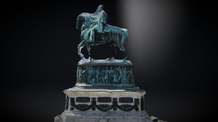 Horse Sculpture, Belgrade, Serbia 3D Model