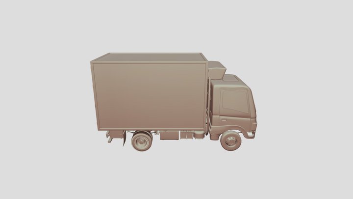 Japanese Truck 3D Model