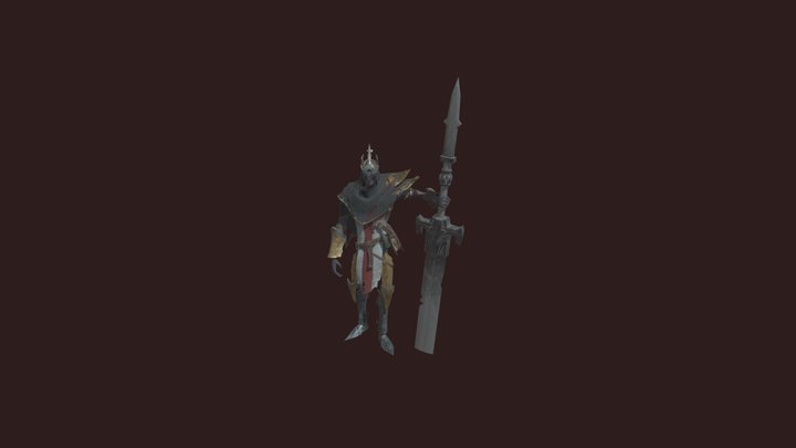 Stelae knight 3D Model