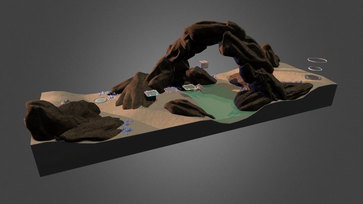 Lost:Nomad Diorama 3D Model