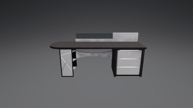 Modern Desk 3D Model
