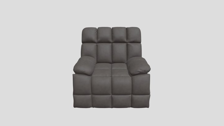 Axel Seater Recliner Chair Temporary AR 3D Model