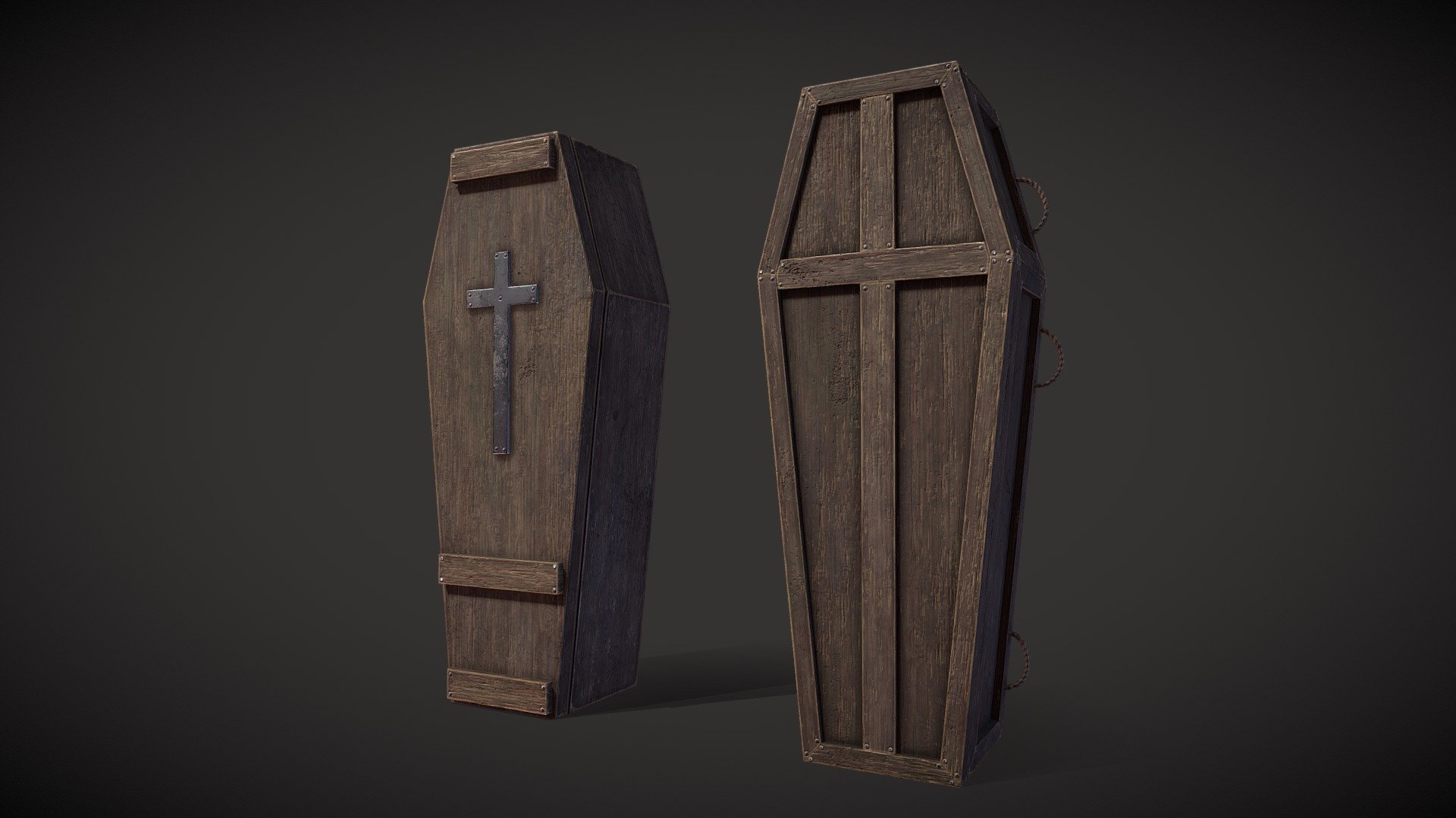 Wooden Coffins - Download Free 3D model by Shaddy [23f49c5] - Sketchfab