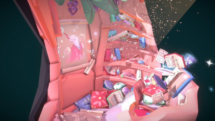 DAE Crib - Jerry's Reading Nook 3D Model