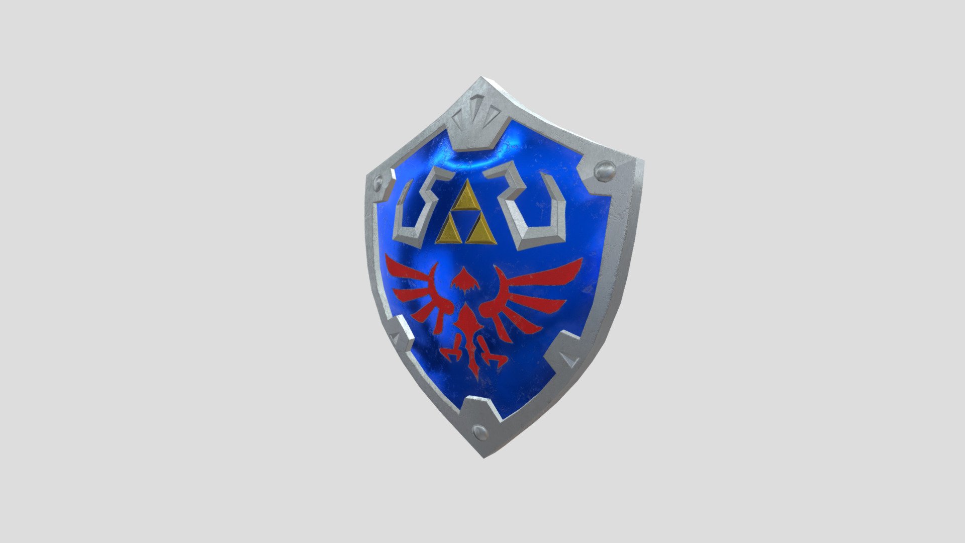 Hylian Shield IGME219 - 3D model by Vexelious [23f51a4] - Sketchfab