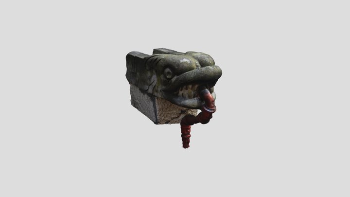 Gargoyle on Mariacka Street 3D Model