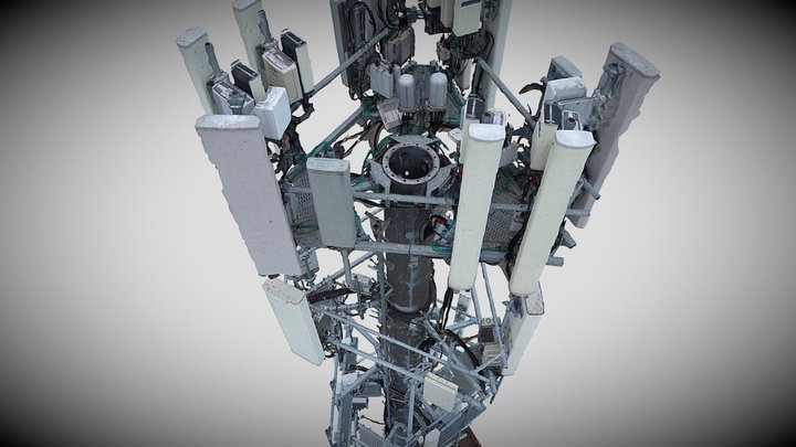 Communications Tower 3D 3D Model